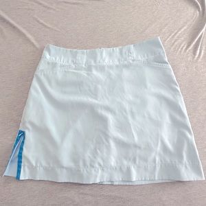 Nike golf skort dry fit two tone blue size 4
